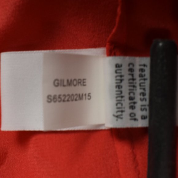 Diane von Furstenberg 4 Gilmore Blouse 100% Silk- HOT CORAL - not red - Picture 16 of 16
